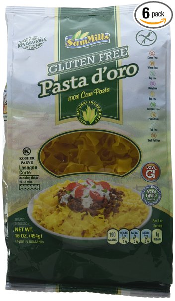 Sam Mills Pasta D’Oro Gluten Free (Lasagna Corte) 6 Count Only $10.20 Shipped!