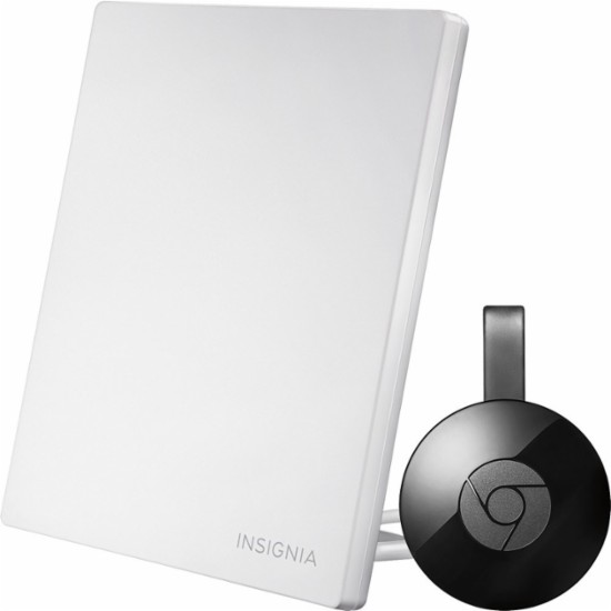 Google Chromecast & Insignia Multidirectional HDTV Antenna Package – Just $35.00!