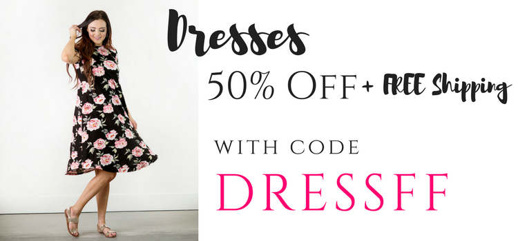 Fashion Friday! Must-Have Dresses for 50% Off! Free shipping!