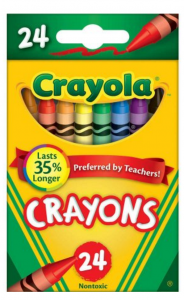 24-pack of Crayola Crayons Only 50¢ + Free Pickup!