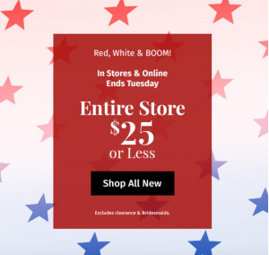 EVERYTHING $25 Or Less At Charlotte Russe!