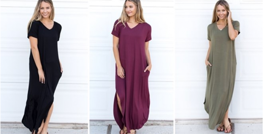 Relaxed Maxi Dress Just $18.99 On Jane! (Reg. $42.99)