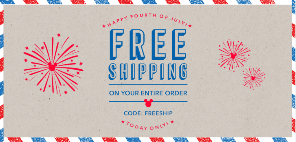 WOO HOO! FREE Shipping On Your Entire Order At The Disney Store TODAY ONLY! No Purchase Requirements!