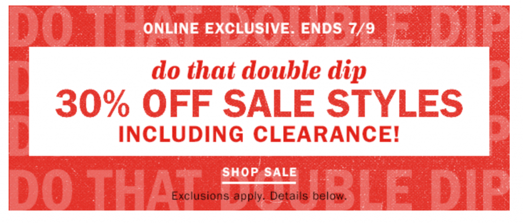 Take An Additional 30% Off Sale Styles Including Clearance At Old Navy!