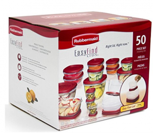 Rubbermaid 50-Piece Easy Find Lid Food Storage Set Just $17.98 Shipped!
