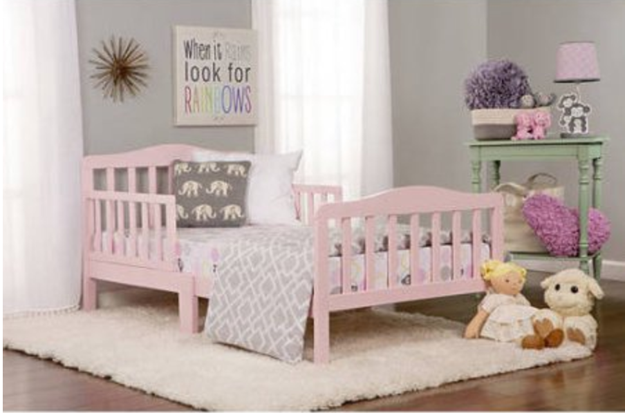 Dream On Me Classic Design Toddler Bed In Blush Just $33.33! (Reg. $50.00)