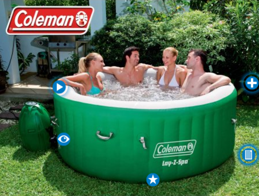 Coleman Lay-Z Massage Portable Spa $299.00! (Reg. $399.00)