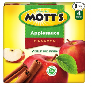 Mott’s Cinnamon Applesauce 3.2oz Pouches 24-Pack Just $7.45 As Add-on!