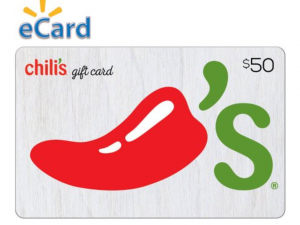 Chili’s $50 eGift Card Just $45.00 At Walmart!
