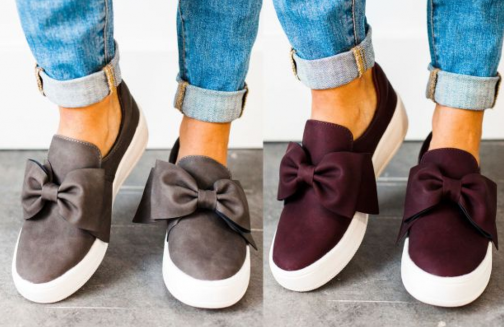 Bow Sneakers 4 Different Colors Just $22.99! (Reg. $44.99)