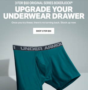 Under Armour BoxerJock 3 For $50! Just $16.66 Each! (Reg. $20-$25)