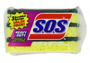 S.O.S. Heavy Duty Scrubber Sponge 24-Count Just $10.53!