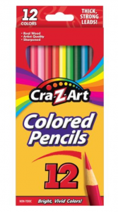 Cra-Z-Art Colored Pencils – 12 Count Just $0.50 With In-Store Pickup!