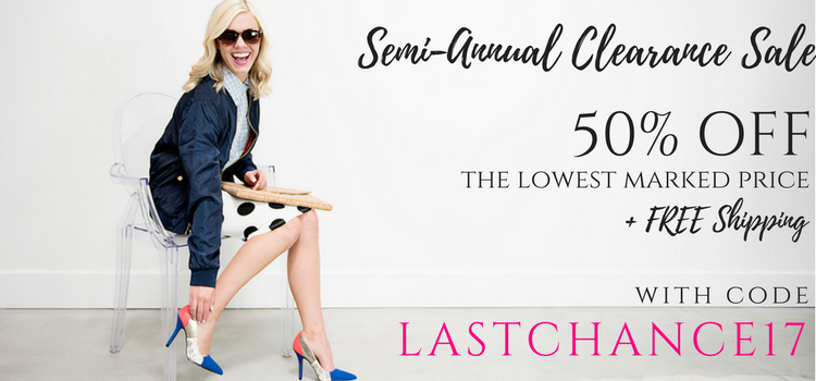 Cents of Style! Semi-Annual Clearance Event! Additional 50% off! Free shipping!