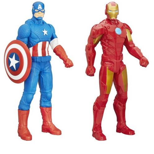 Marvel Titan Hero 20″ Captain America with Titan Hero Series 20″ Iron Man Only $5.36 for Both!