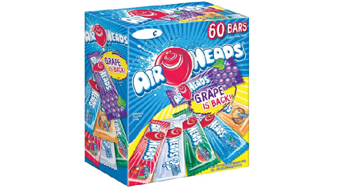 Airheads Bars Variety Pack (60 Bars) Only $7.58 Shipped! Grab for Halloween Now!