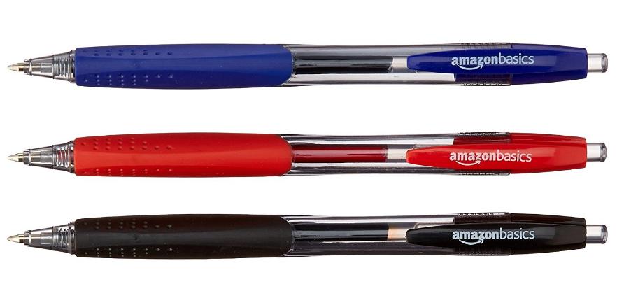 AmazonBasics Retractable Gel Pens – 50 Pack (Assorted Colors) – Only $5.90!