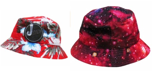 Cute Bucket Hats Only $6.99 Shipped!! Hawaiian or Galaxy Print!