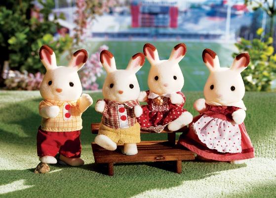 Calico Critters Hopscotch Rabbit Family – Only $9.52!
