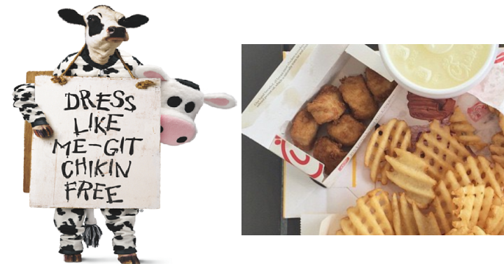 Chick-fil-A: Dress Like a Cow Day is Today, July 11th! Get a FREE Entree for Everyone!