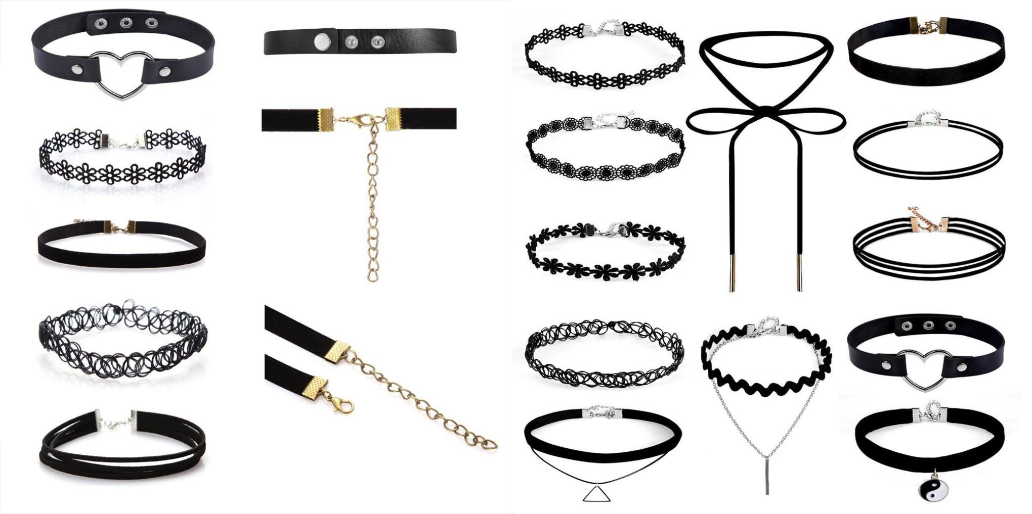 WOW!! 12 Chokers For Only $3.99 + $1.00 Shipping!