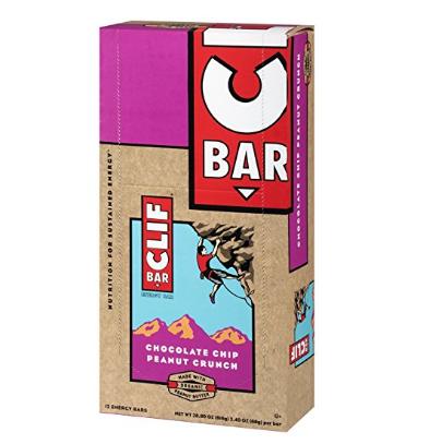 CLIF BAR Energy Bar Chocolate Chip Peanut Crunch (12 Count) – Only $7.90!
