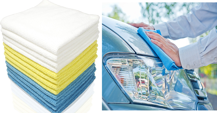 Royal Reusable Microfiber Cleaning Cloth Set 24 Pack Only $12.95!