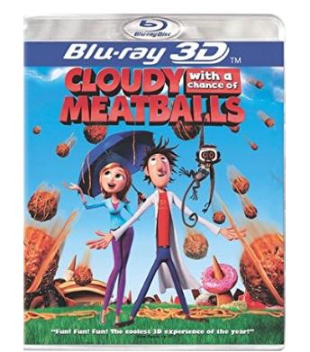 Cloudy with a Chance of Meatballs (Blu-ray 3D) – Only $7.88!