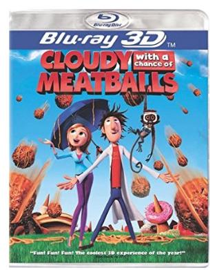 Cloudy with a Chance of Meatballs (Blu-ray 3D) – Only $7.88!