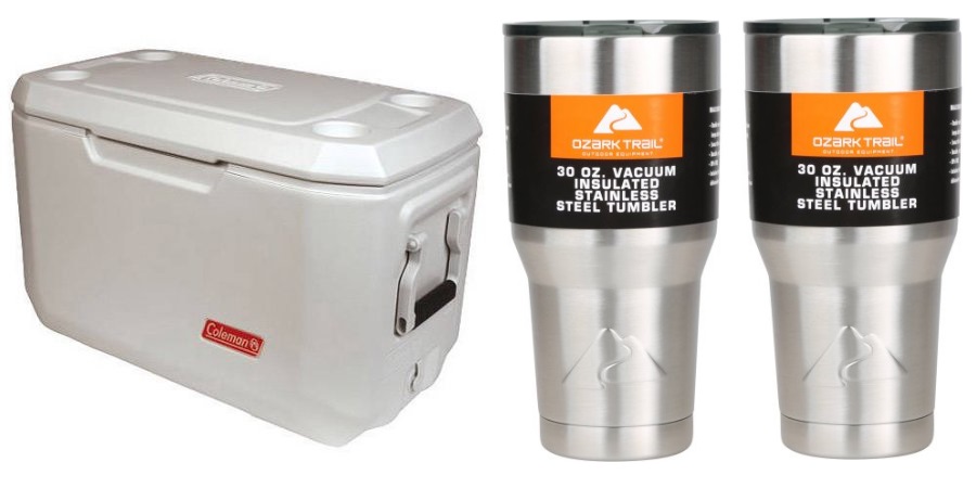 Coleman 70 qt Xtreme Marine Cooler With (2) 30 oz Tumblers—$37.37!