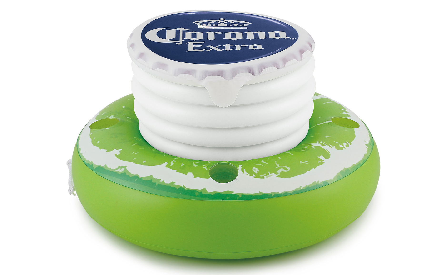 Corona 30″ Inflatable Bottle Cap and Lime Floating Cooler Only $15.99!