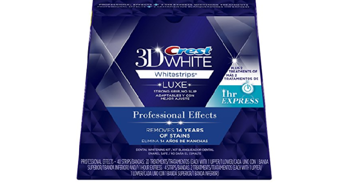 Amazon Prime Day Deal: Crest 3D White Luxe Whitestrips Professional Effects 20 Treatments Only $29.99! (Reg. $44) LOWEST PRICE!