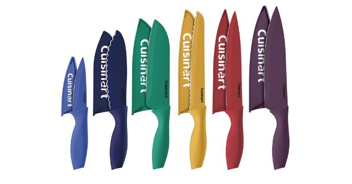 Amazon Prime Day: Cuisinart 12 Piece Color Knife Set with Blade Guards – Only $15.99!