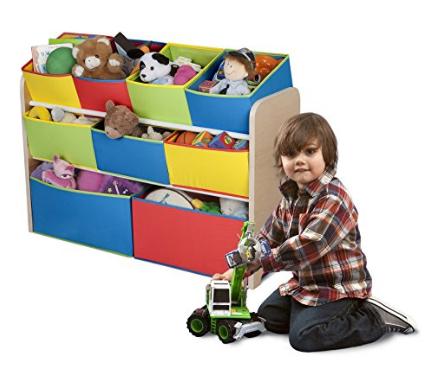 Delta Children Multi-Color Deluxe Toy Organizer with Storage Bins – Only $26! *Prime Member Exclusive*