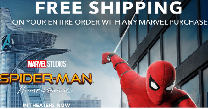 Disney Store: FREE Shipping on Your Order with ANY Marvel Purchase! (Today, July 10th Only)