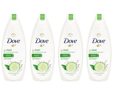 Dove Go fresh Body Wash Cucumber and Green Tea (Pack of 4) – Only $16.22!