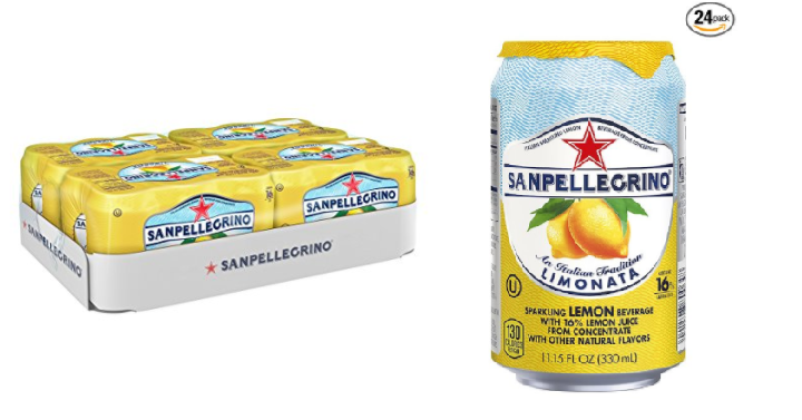 Sanpellegrino Lemon Sparkling Fruit Beverage (24 Count) Only $11.99!