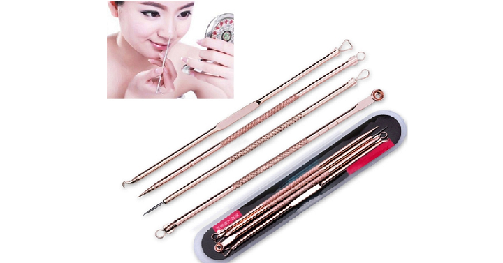 Blemish Extractor Tool (4 Piece Set) Only $4.00 Shipped!