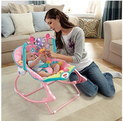 Fisher-Price Infant-to-Toddler Rocker (Pink) – Only $22!
