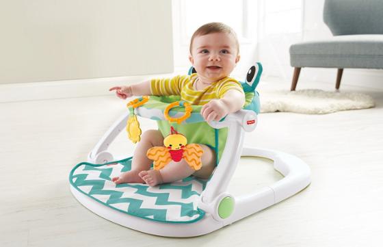 Fisher-Price Sit-Me-Up Floor Seat (Citrus Frog) – Only $24.99!