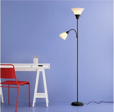 Torchiere Floor Lamp with Task Light – Only $7.19!