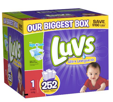 Save $2.00 Off Luvs Diapers on Amazon = STOCK UP PRICES!