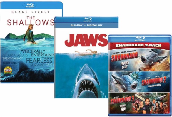 Shark Week Special: 33%–60% Off Select Jaws and Other Shark Movies on Blu-ray or DVD!