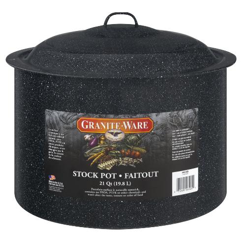 Granite Ware Stock Pot, 21-Quart – Only $14.77!