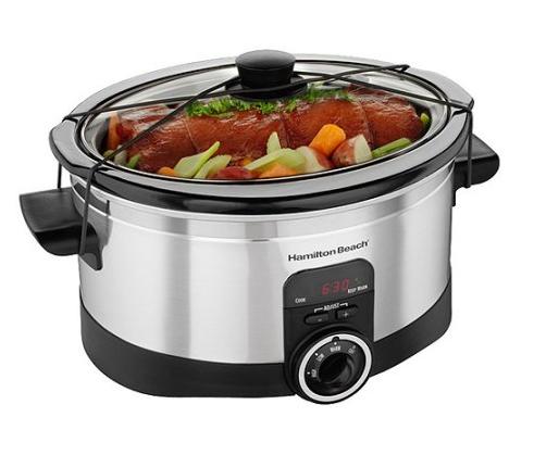 Hamilton Beach Simplicity Digital 6 Quart Programmable Counter Top Slow Cooker – Only $23.32 with FREE In-Store Pickup!
