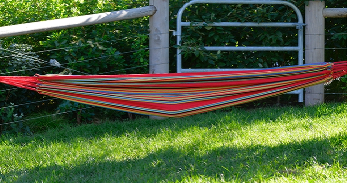 Cotton Canvas Multi-Colored Lounge Hammock Only $12.99 Shipped! (Reg. $49.99)
