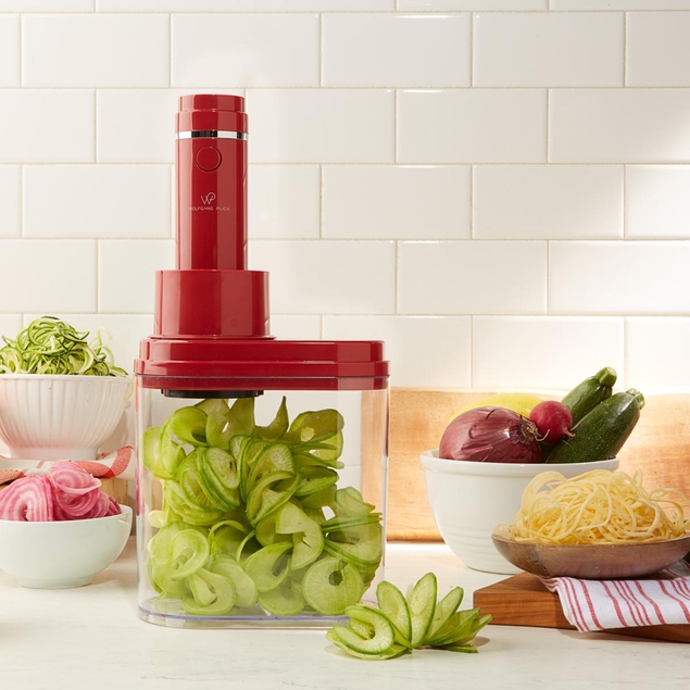 Wolfgang Puck 3-in-1 Electric Power Spiralizer With 3 Blades—$17.99!