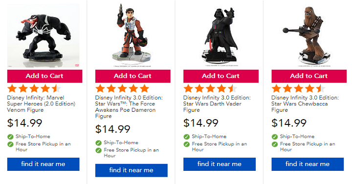 Disney Infinity Characters Buy 1 Get 4 FREE At Toys R US!