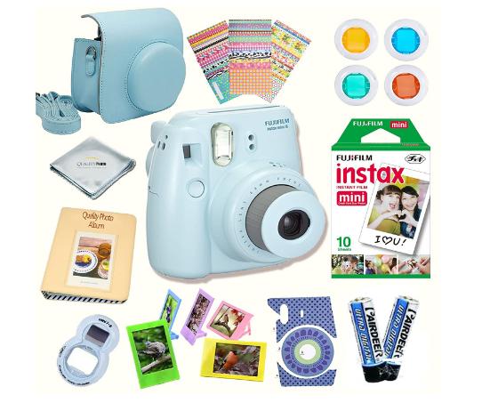 Fujifilm Instax Mini 8 Camera Blue + Accessories Kit – Only $94.95!