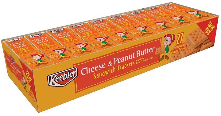 Keebler Peanut Butter Cracker Pack Cheese 27 Count Only $6.99 Shipped!